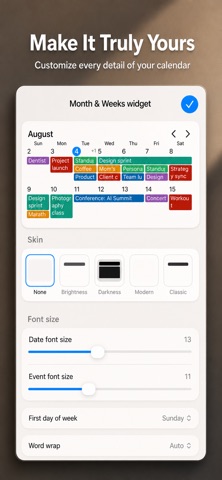 Calendar Widgets Suite Screenshot 3 of 5