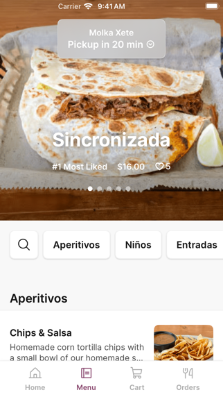 Molka Xete iPhone screenshot 2 - Food & Drink app