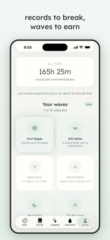 Deepwell - Focus & Flow Screenshot 7 of 8