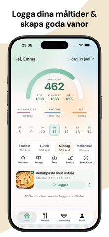 FuelFam: Kaloriräknare & AI screenshot