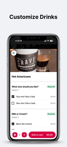 Crave Coffee & Tea Screenshot 3 of 3