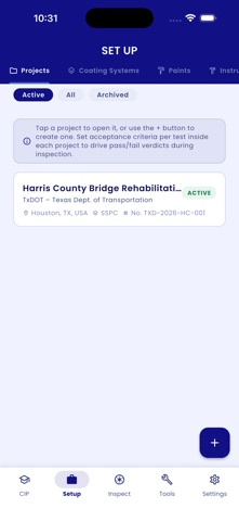 Coating Inspector screenshot