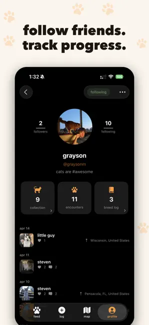 catch (cat tracker) iPhone screenshot 6