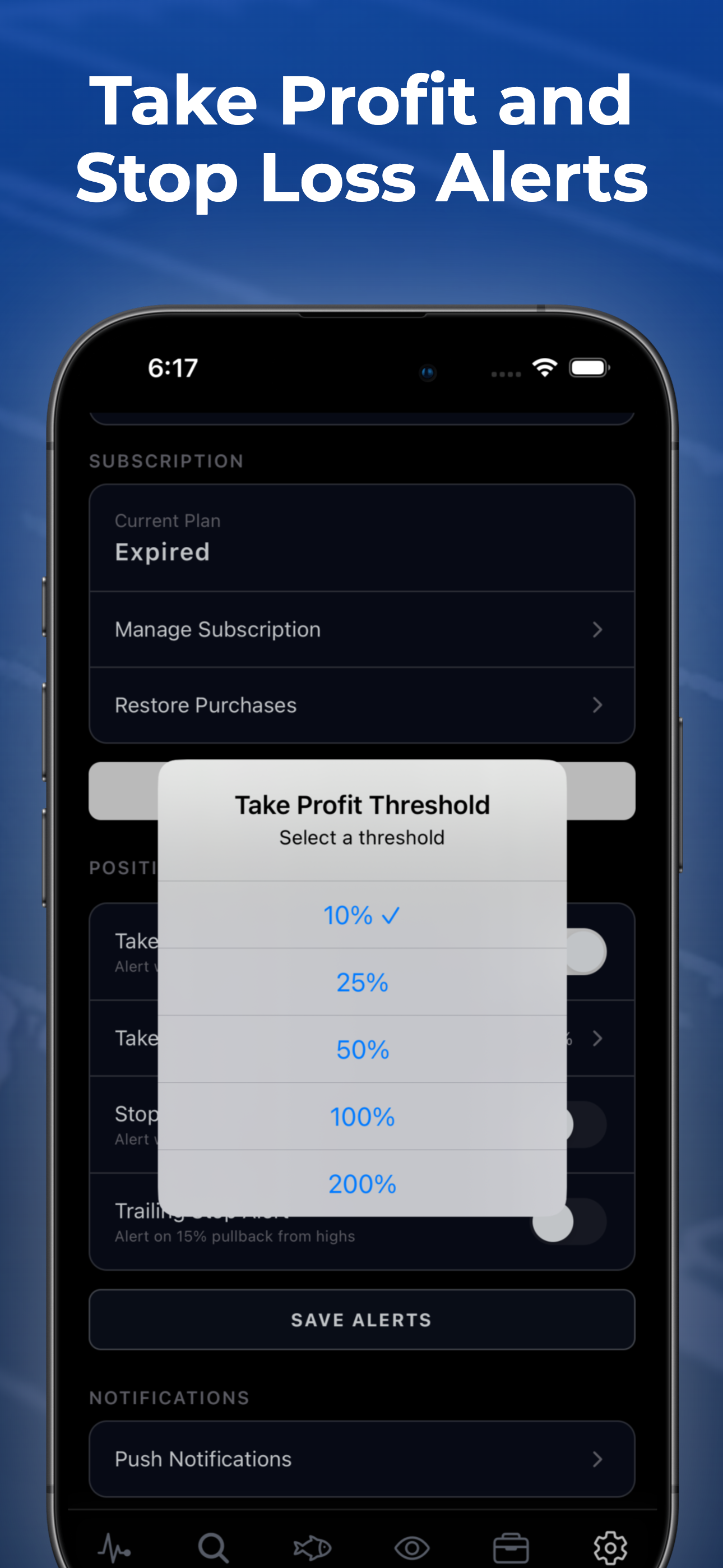 Whalor - Options Alert Tool