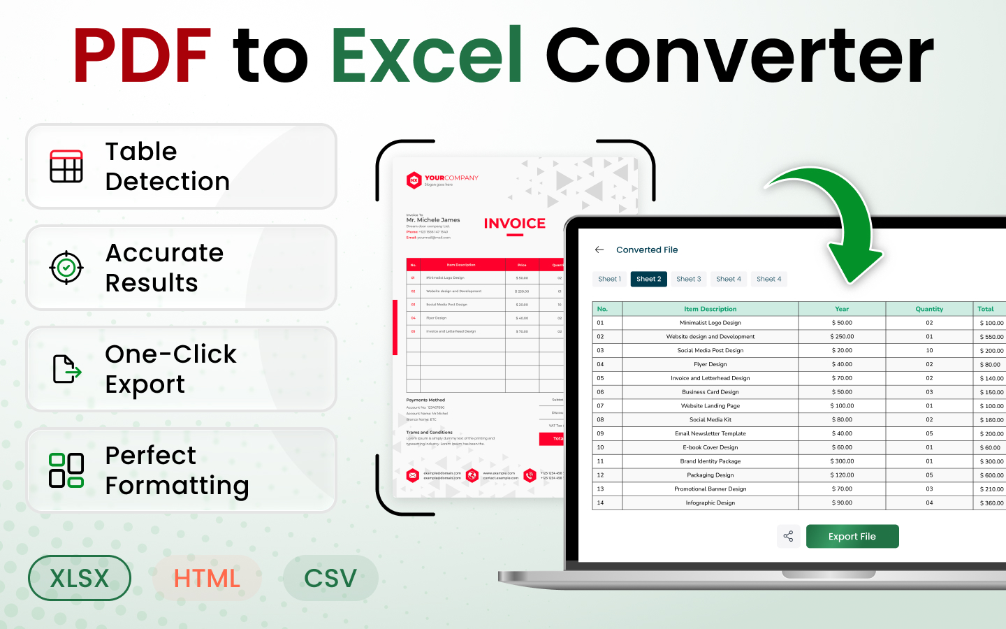 PDF to Excel Converter & XLSX screenshot 17