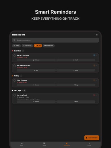 JoinListy: Shared Lists iPad screenshot