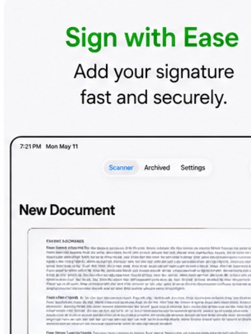 PDFly - PDF document creator iPad screenshot
