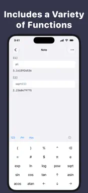 FuncNote screenshot 2