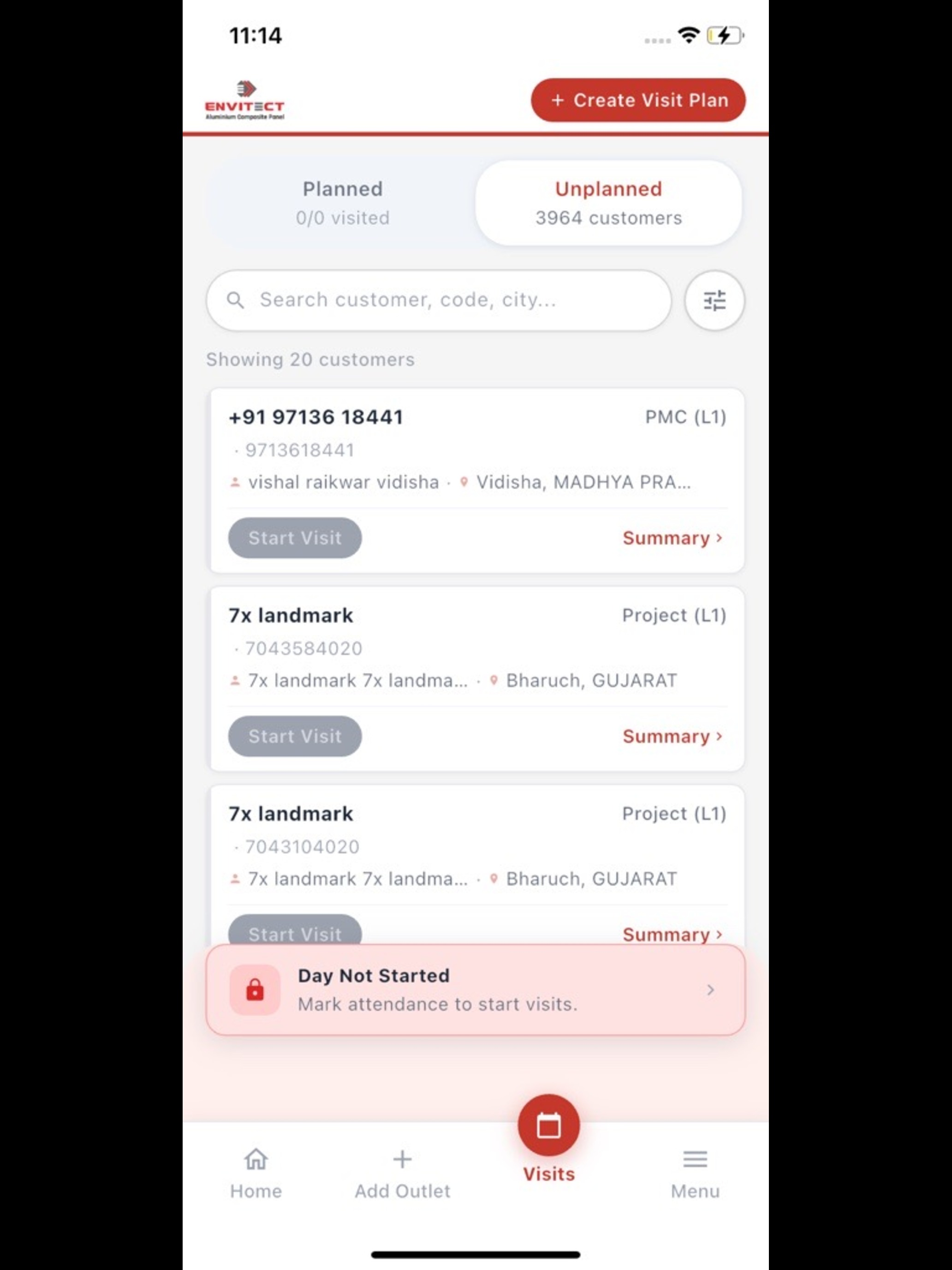 Envitect SFA screenshot 9