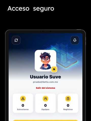 SUVE V3 iPad screenshot