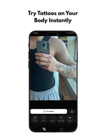 TattooMe – Ink Preview iPad screenshot