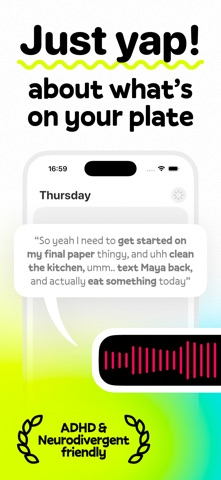 Stupido: Voice To-Dos iPhone screenshot