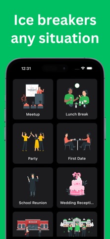 Conversation Starters - Conte iPhone screenshot
