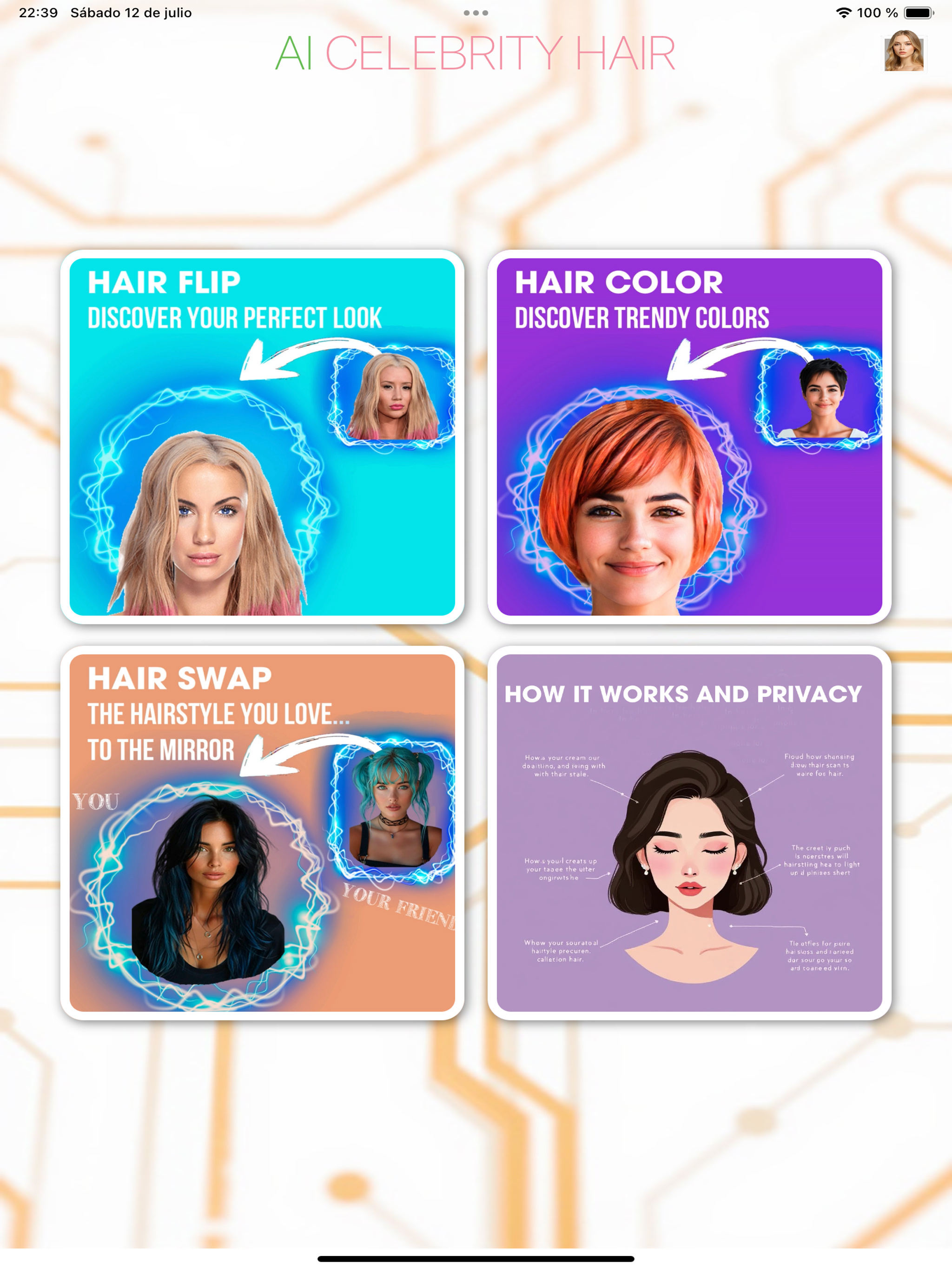 Try On Celebrity Hairstyles AI
