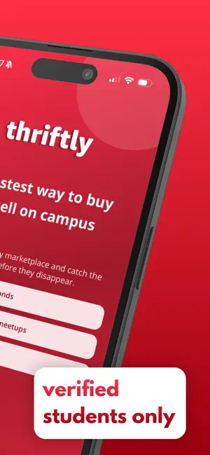 Thriftly - #1 College Market screenshot 2