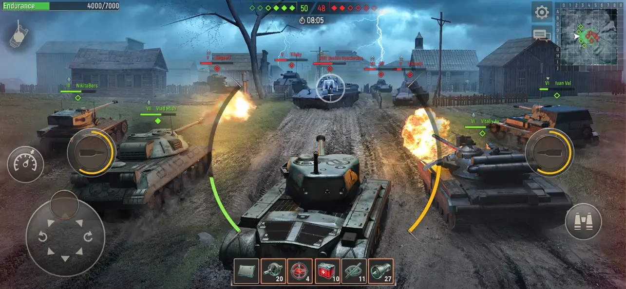 Screenshot #3 pour Battle Tanks Word Jeux de Tank