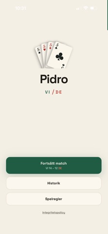 Pidro screenshot