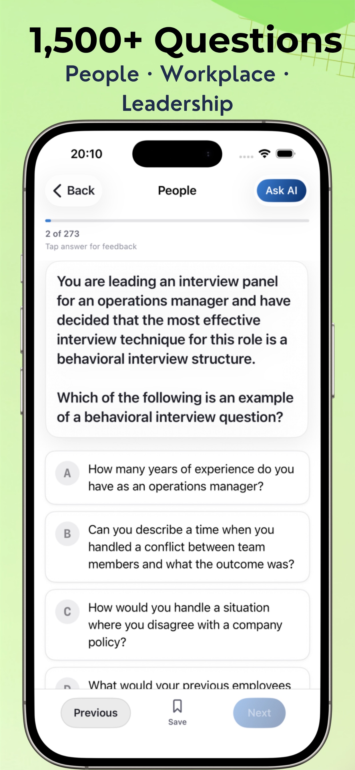 Screenshot 2 of SHRM-CP Exam Prep 2026 Pocket