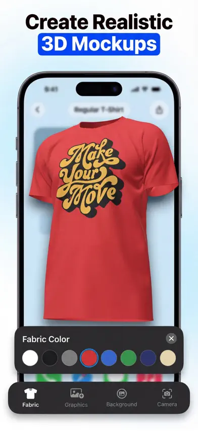 ThreadCam: 3D Clothing Mockups screenshot 1