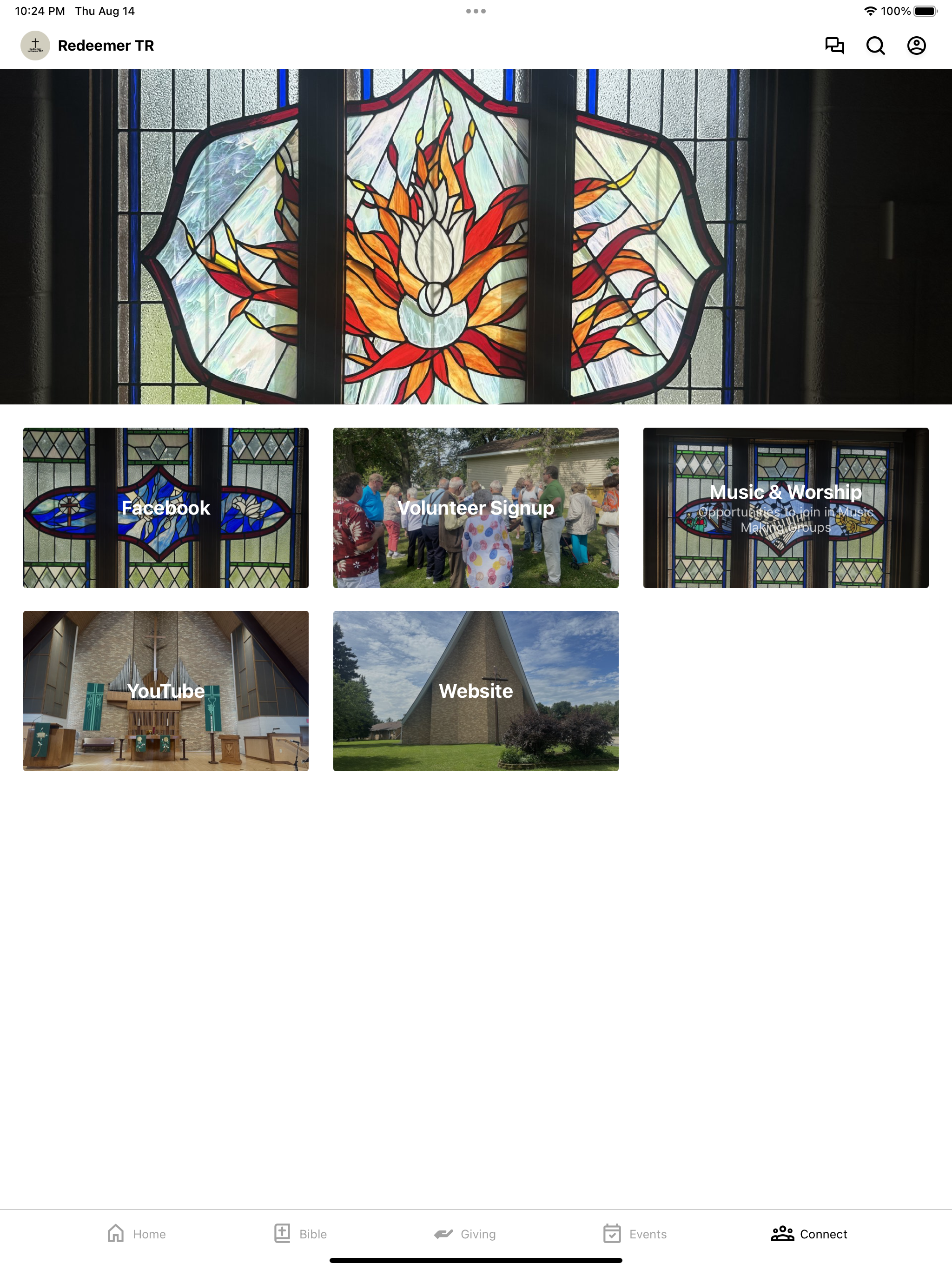 Redeemer Lutheran TRF screenshot 6