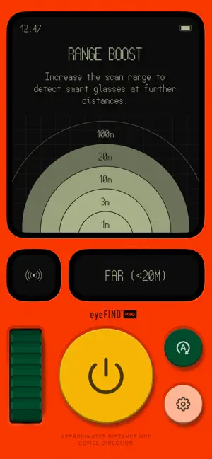 eyeFIND Smart Glasses Detector screenshot 3