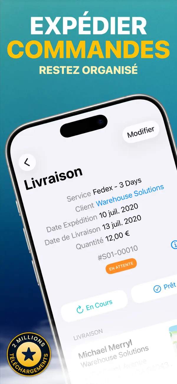 Screenshot #1 pour Expédition pour Entreprises