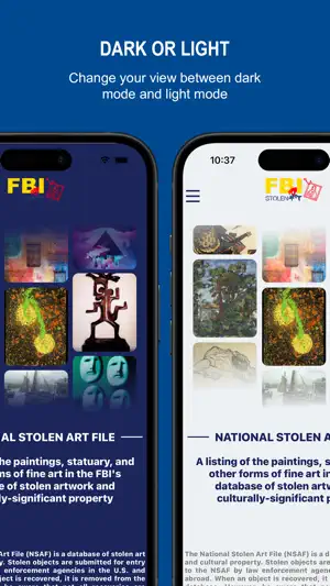 FBI National Stolen Art File screenshot 1