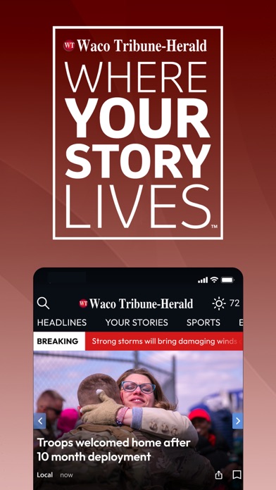 Waco Tribune-Herald Screenshot