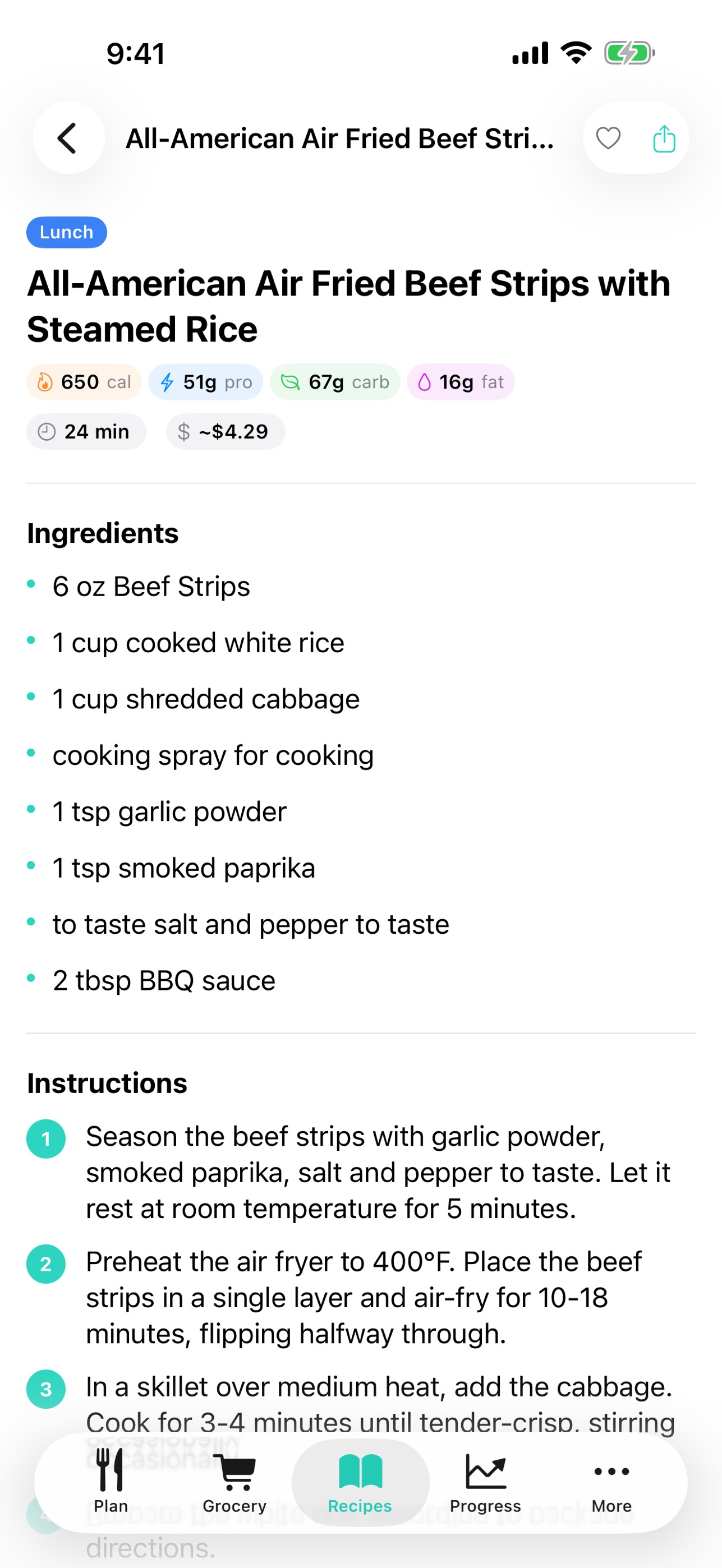 Screenshot 4 of ProteinFuel: Weight Gain Meals