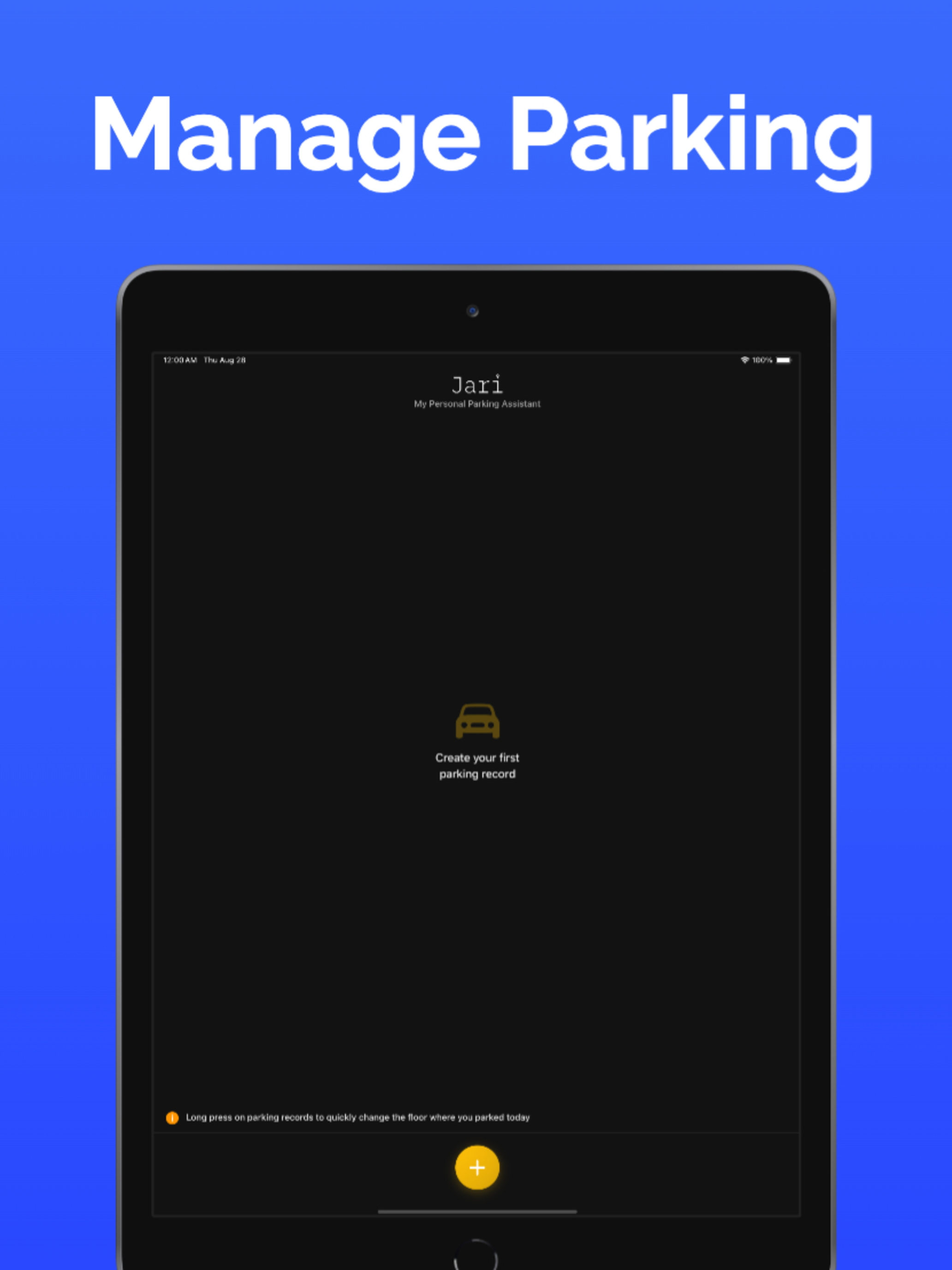 Jari - Easy Parking Spot Log screenshot 6