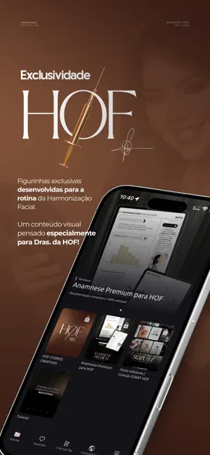 HOF stories criativos iPhone screenshot 1