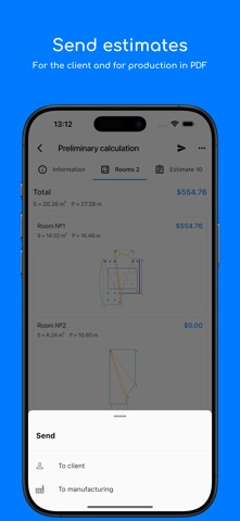 Ceilings: Measures & Estimates screenshot