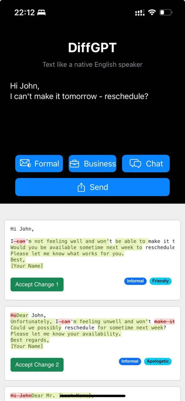 Screenshot #3 pour RoboDiff