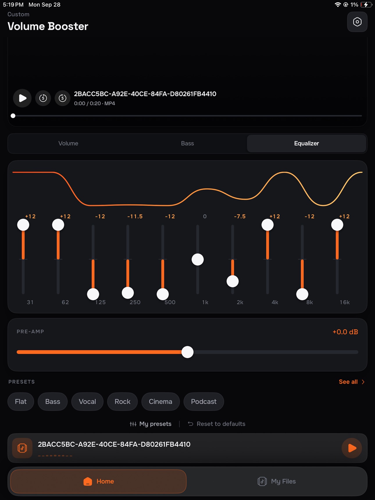Screenshot 8 of Volume Booster & Equalizer