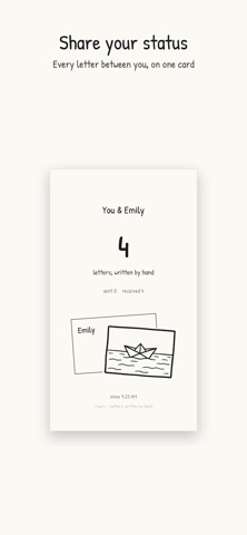 Yours - Handwritten Letters iPhone screenshot