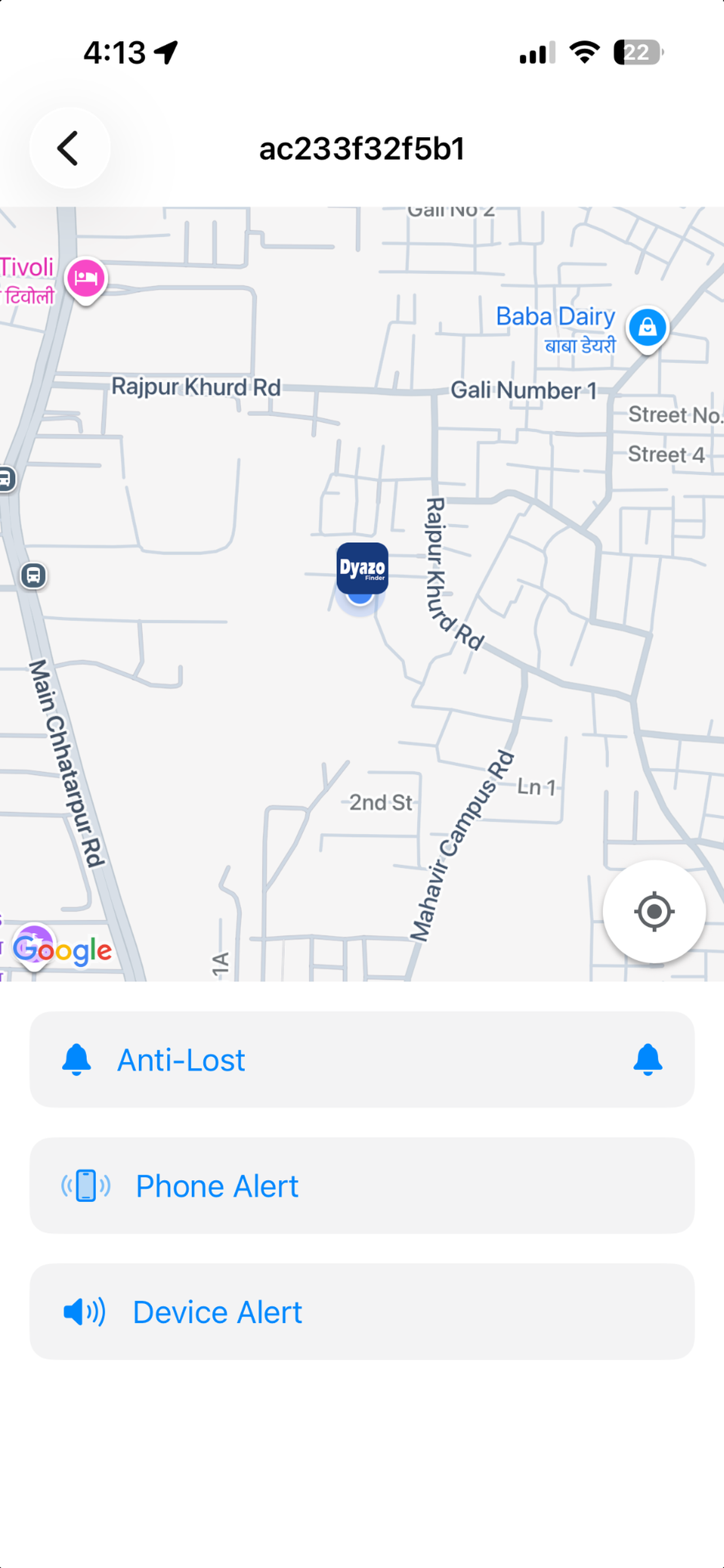 Dyazo Finder