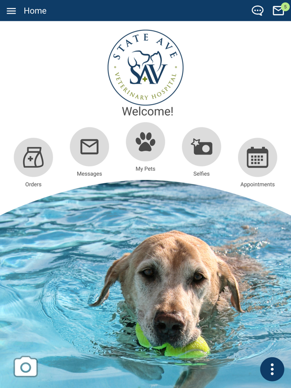 State Ave Veterinary Hospital iPad screenshot 1 - Business app