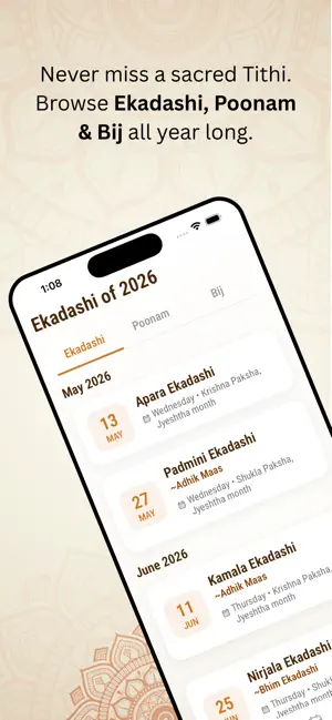 Tithi Reminder: Hindu Calender screenshot 2