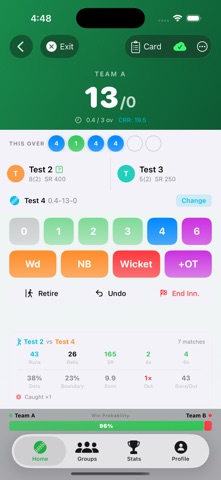 GullyScore - Cricket Scorer Screenshot 6 of 10