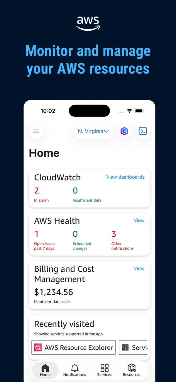 Screenshot #1 pour AWS Console
