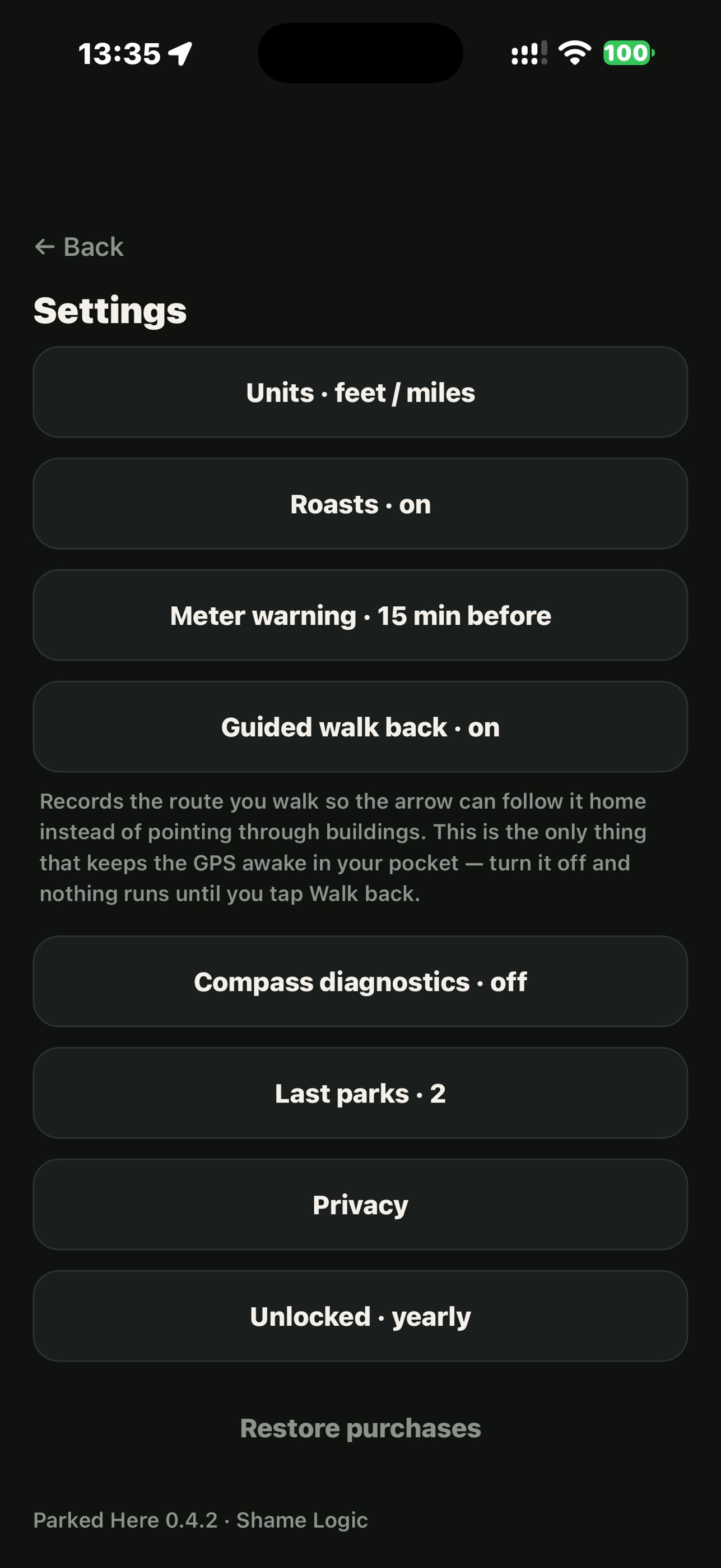 Screenshot 3 of Parked-Here