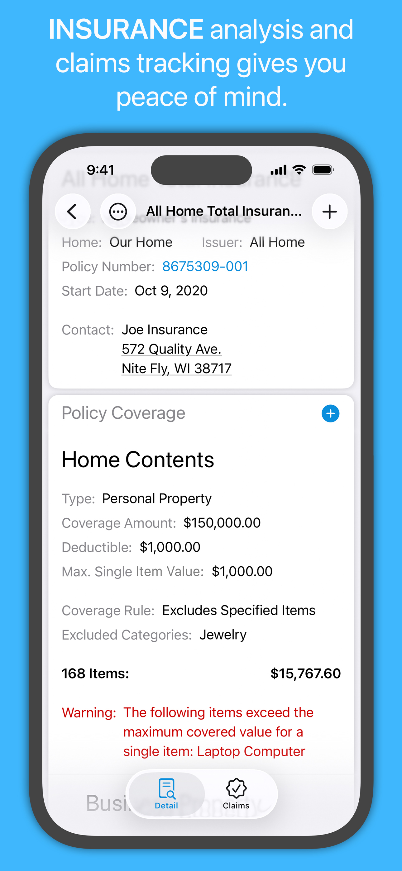 Under My Roof Home Inventory +