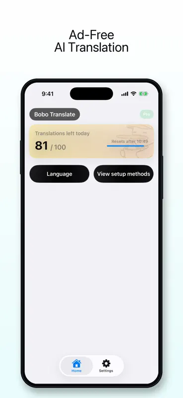 Bobo Translate – AI Screen screenshot 3 of 6