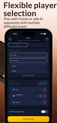 Dart Scorer - Your Scoreboard iPhone screenshot