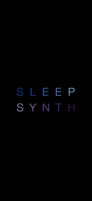 SLEEP SYNTH Screenshot 1 of 2