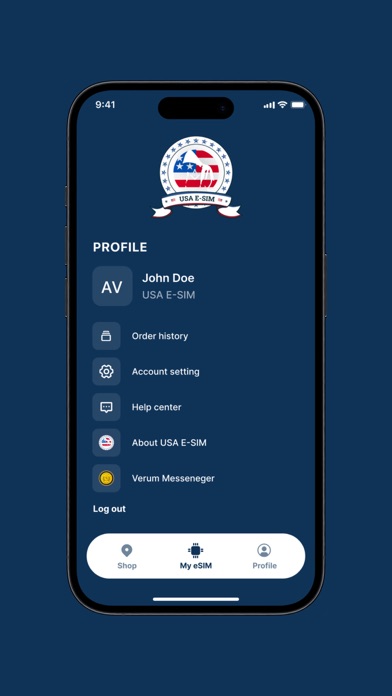 USA E-SIM Screenshot