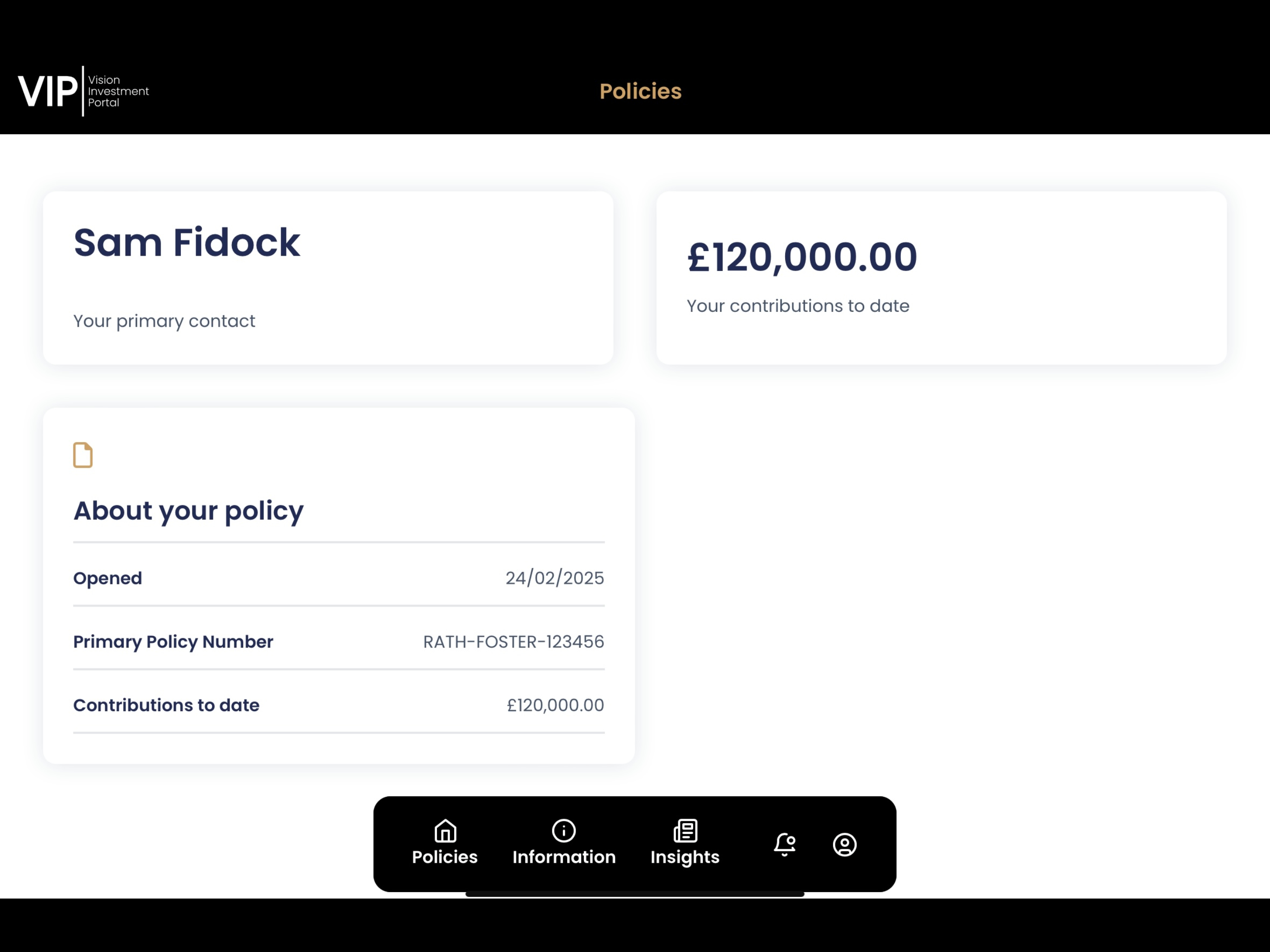 Vision Investment Portal screenshot 7