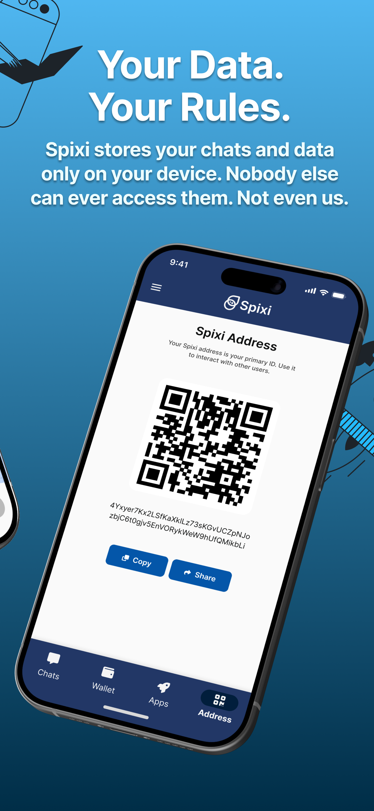 Spixi Private Chat & Wallet screenshot 4