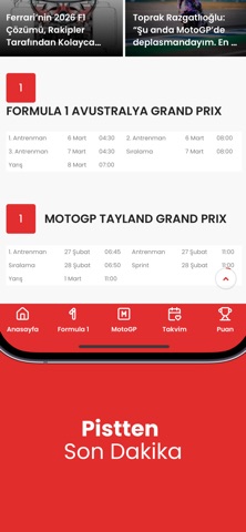 TRF1 – Yarış Gündemi screenshot