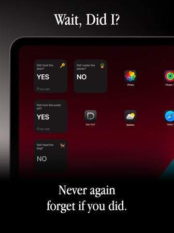 Did I Do? - ADHD & OCD Help iPad screenshot 1